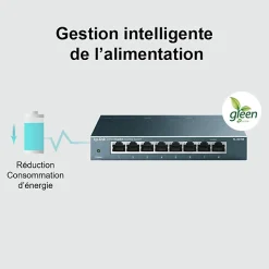 Switch de bureau 8 ports 10/100/1000 Mbps TP-Link
