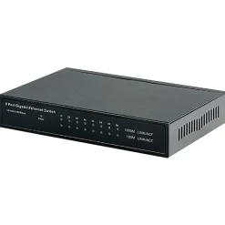 Switch RJ45 en métal Erard 8 ports connectivité femelle