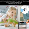 Système d'alarme connecté Caméra rotative 4MP avec Sirène intégrée