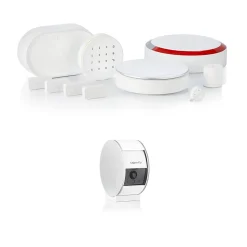 Système d'alarme Somfy Home Alarm Advanced Max 1875254 + Caméra de surveillance intérieure Somfy
