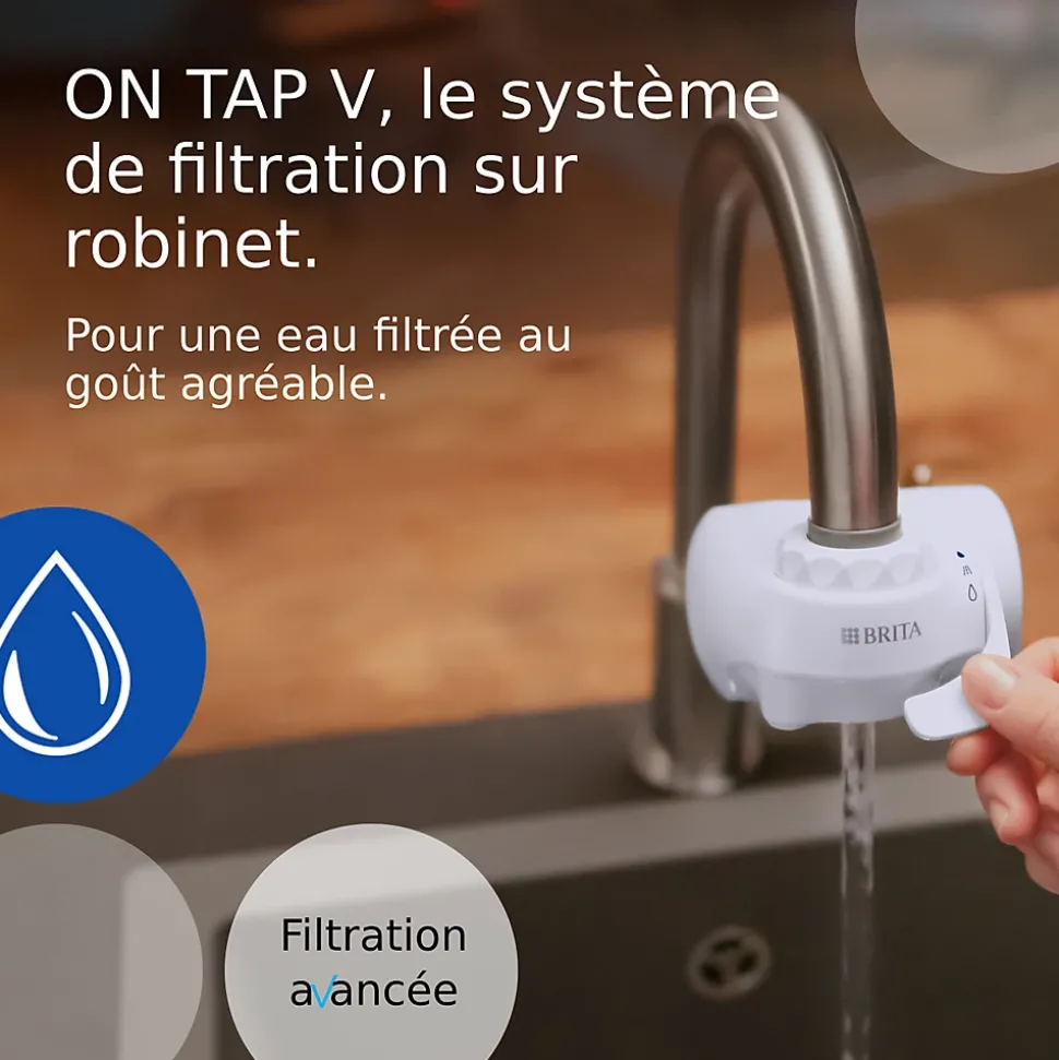 Système de filtration sur robinet Brita ON TAP V
