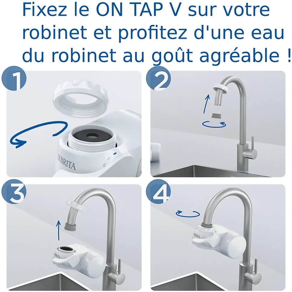 Système de filtration sur robinet Brita ON TAP V