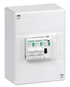 Tableau chauffe-eau 1 rangée Schneider Electric Resi9 XP