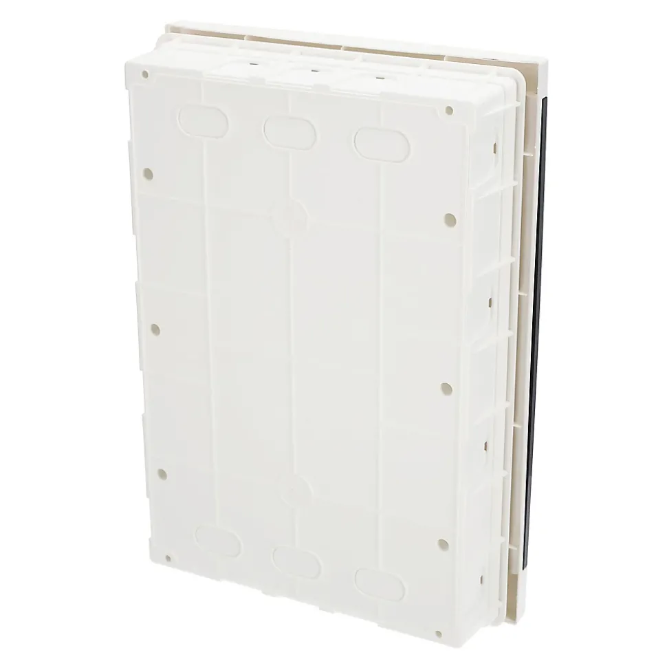 Tableau électrique encastré 36 modules 3x12 blanc fumé IP44 avec rail DIN EDO777849