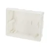 Tableau électrique encastré 8 modules blanc fumé IP44 avec rail DIN EDO777841