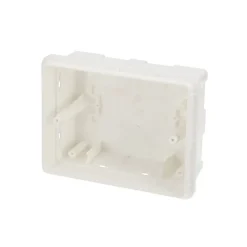 Tableau électrique encastré 6 modules blanc fumé IP44 avec rail DIN EDO777839