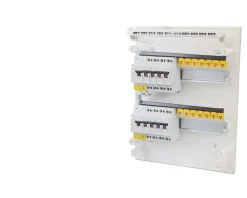 Tableau électrique pré équipé apparent 2 rangées à vis ABB