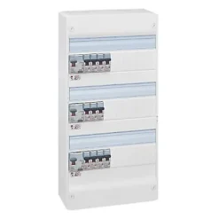 Tableau électrique pré-équipé et pré-câblé 3 rangées Legrand - 39 modules (14 inclus)