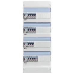 Tableau électrique pré-équipé et pré-câblé 4 rangées Legrand - 52 modules (20 inclus)