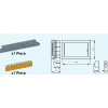Tableau nu encastrable 12 modules Panasonic porte opaque