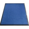Tapis de Porte Paillasson d'entrée Monochrom Bleu 135 x 200 cm