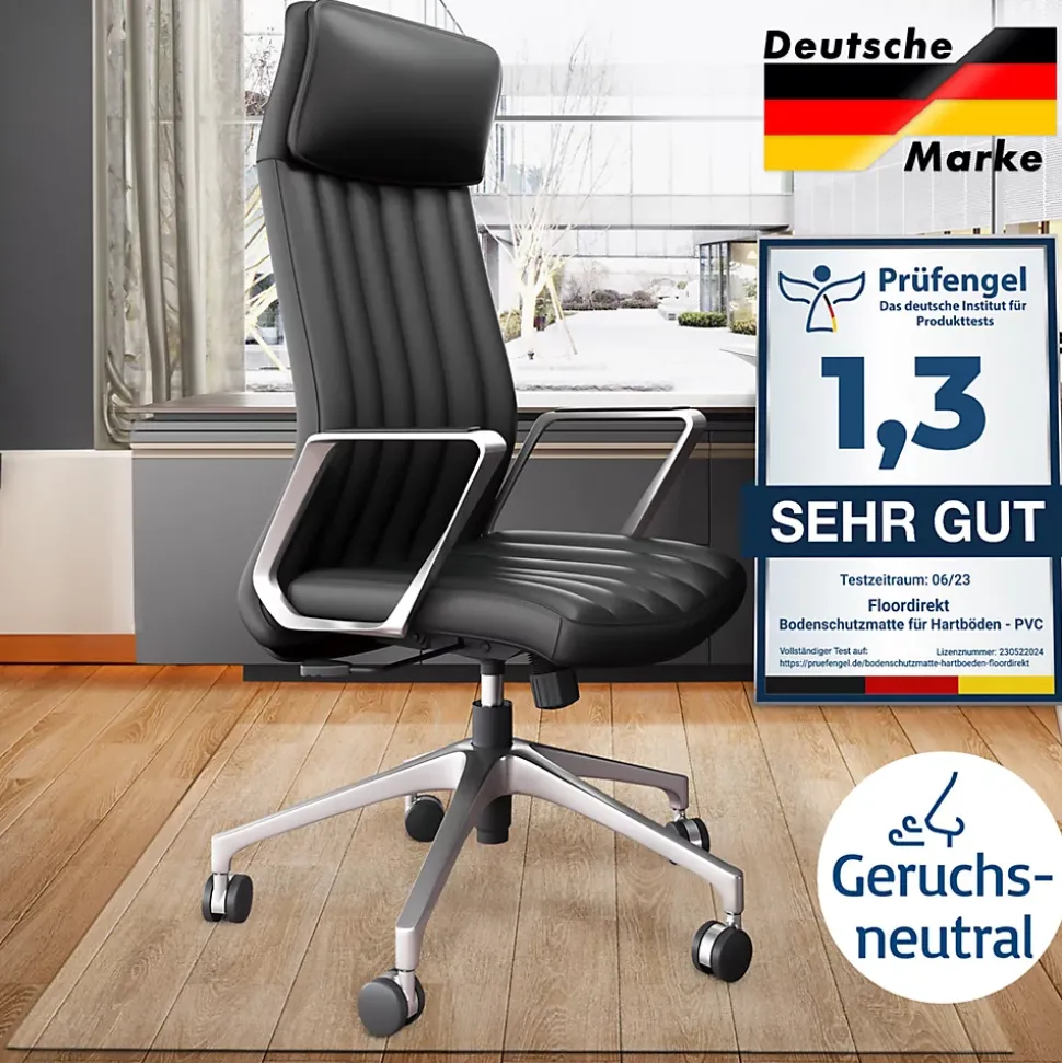 Tapis Neo Protecteur pour Sol et Chaises de Bureau, 100 x 114 cm - Floordirekt