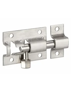 Targette, inox, pêne diamètre 6mm, 26x38mm - THIRARD