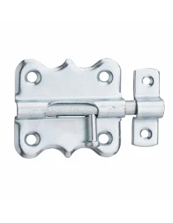 Targette pour porte de meuble, acier, pêne diamètre 6.5mm, zingué - THIRARD