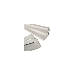 Tcm200f Ide Plastron Plein Fixe Plastique 200mm - Compatible Coffret Atlantic Ide Et Atlantic Plus