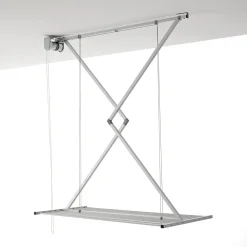 Étendoir plafond manuel 128x54x25cm alu Foxydry Mini 120