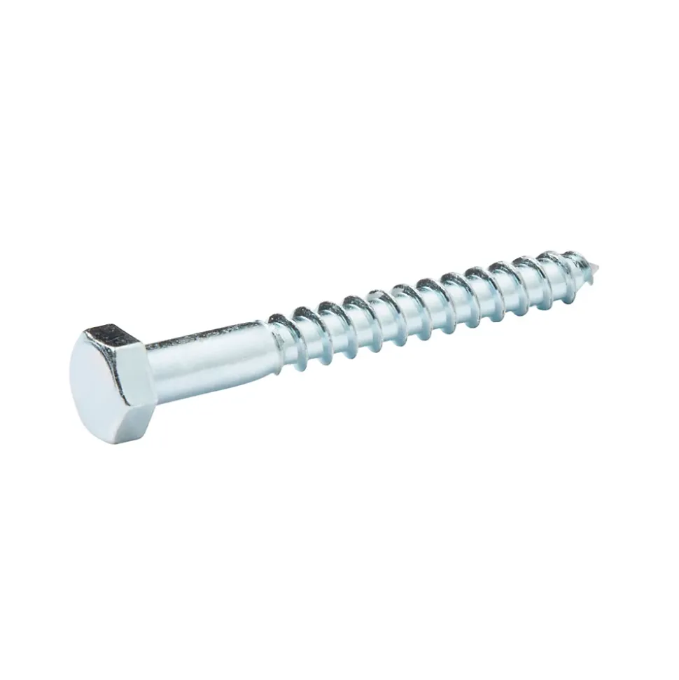 Tirefonds DIN 571 zingués 8x70 mm - 10 pièces