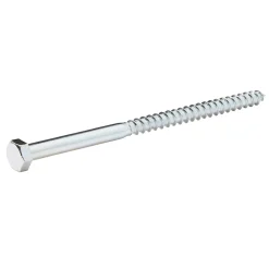 Tirefonds DIN 571 zingués 10x120 mm - 10 pièces