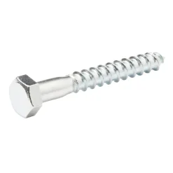 Tirefonds DIN 571 zingués 8x60 mm - 100 pièces