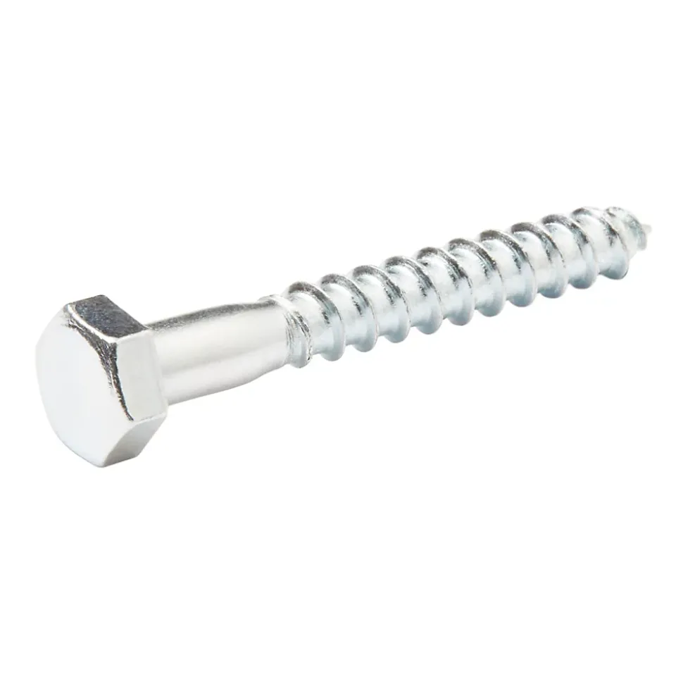 Tirefonds DIN 571 zingués 8x60 mm - 100 pièces
