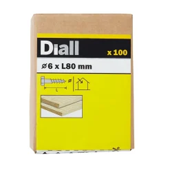 Tirefonds DIN 571 zingués 5x30 mm - 10 pièces