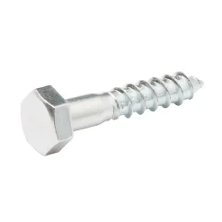 Tirefonds DIN 571 zingués 6x30 mm - 200 pièces