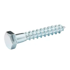 Tirefonds DIN 571 zingués 8x50 mm - 10 pièces