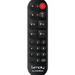 Télécommande TV Universelle simplifié Superior Simply SUPTLB002
