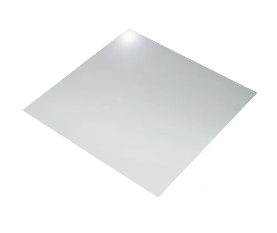 Tôle acier inoxydable lisse Ep. 0,5 mm, 50 x 25 cm
