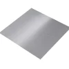 Tôle aluminium anodisé lisse argent brossé 50 x 25 cm