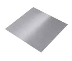 Tôle aluminium anodisé lisse argent brossé 50 x 25 cm