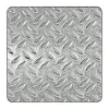 Tôle aluminium brut grain de riz Ep. 1,6 mm, 50 x 25 cm