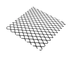 Tôle métal déployé acier brut Mailles 10 x 5,5 mm, 50 x 25 cm