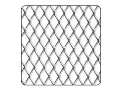 Tôle métal déployé aluminium brut Ep. 0,8 mm Mailles 10 x 5,5 mm, 100 x 50 cm