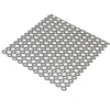 Tôle perforée trèfle acier brut Perforation 8 mm Ep. 1 mm, 50 x 25 cm