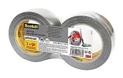 Toile de réparation Scotch grise, 48mm x 25 m - lot de 2