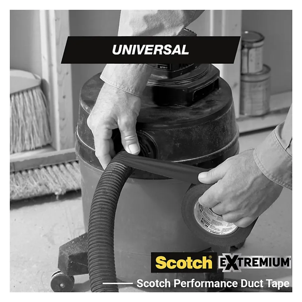 Toile de réparation universel Scotch noir, 19mm x 3 m