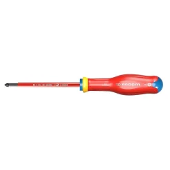 Tournevis électricien Protwist cruciforme Pozidriv isolé 1000V PZ1 4,5x100mm 210mm - FACOM - ATD1X100VE