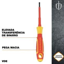 Tournevis plat VDE Magnusson 75 x 3,5 mm