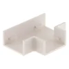 Té pour moulure - 20 x 10mm - Blanc - Zenitech