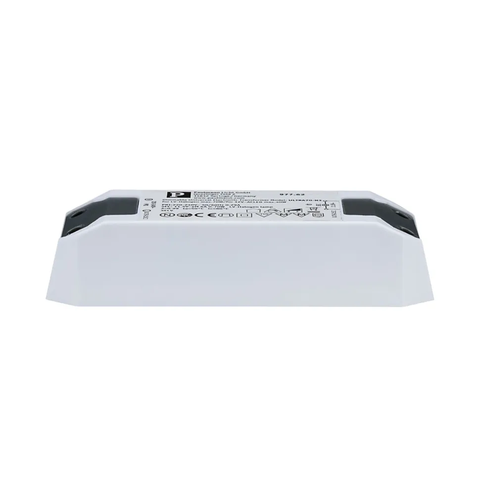 Transfo électronique Halogen+LED max. 0-50W 220-240/12V 50VA Blanc