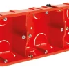 Triple boîte encastrement horizontale diamètre 65x40mmZenitech