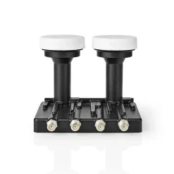 Tête Parabole Universelle Monobloc Quadruple 6,0 Facteur de Bruit : 0,2 - 0, NEDIS