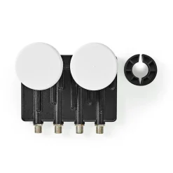 Tête Parabole Universelle Monobloc Quadruple 6,0 Facteur de Bruit : 0,2 - 0, NEDIS