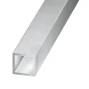 Tube carré acier brut 50 x 50 mm Ep. 1,5 mm, 2 m