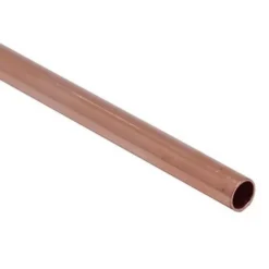 Tube de cuivre écroui pour gaz et eau norme EN 1057 Ø.12 mm longueur 1 m