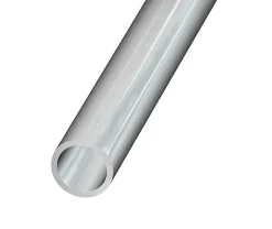 Tube rond aluminium brut 8 x 1,5 mm, 1 m