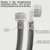 Tuyau d'arrivée d'eau universel pour machine à laver, lave vaisselle - Gris - 1.5 m - Linxor