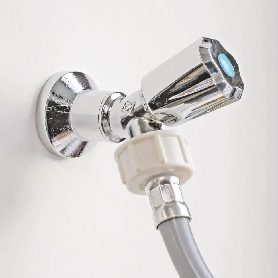 Tuyau d'arrivée d'eau universel pour machine à laver, lave vaisselle - Gris - 1.5 m - Linxor