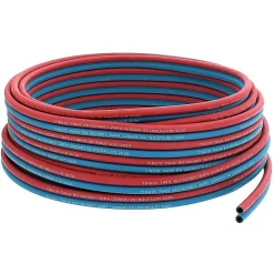 Tuyau de soudure oxygène/acétylène 6.3 mm - Longueur 20 mètres - HUGGY TUYAUX